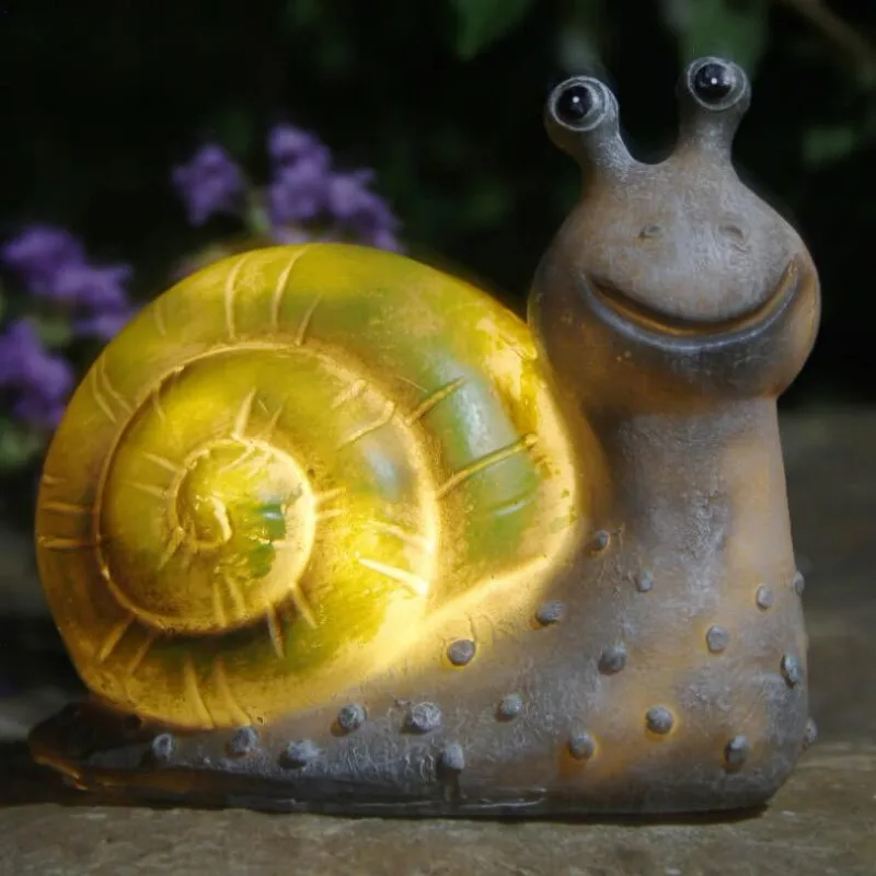 

LED Solar Snail Shape Lawn Light Garden Light Outdoor Garden Villa Landscape Decoration Garden Lawn Light