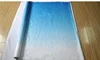Soft Tencel Chiffon Fabric Sheer Dancing Dress Material Blue White Gradient Chiffon Cloth Tecido ► Photo 3/6