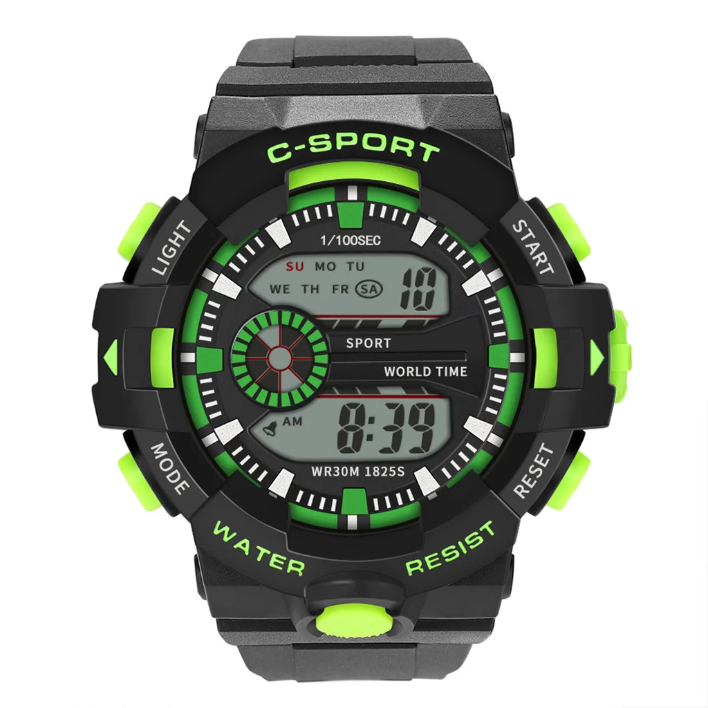 

Ultra Thin Watches For Men erkek kol saati New Luxury Men Analog Digital Military Sport LED Waterproof Wrist Watch relojes #10