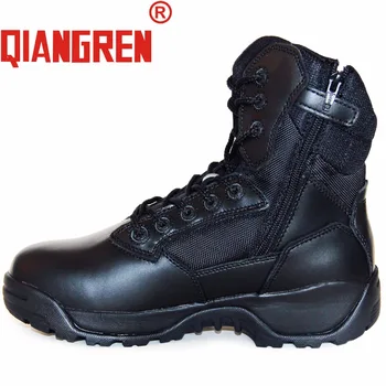 

QIANGREN High-grade Military Quality Mens Tactical Boats Cow Suede Factory-Direct Militares Boots Trainers SWAT Bota Masculino