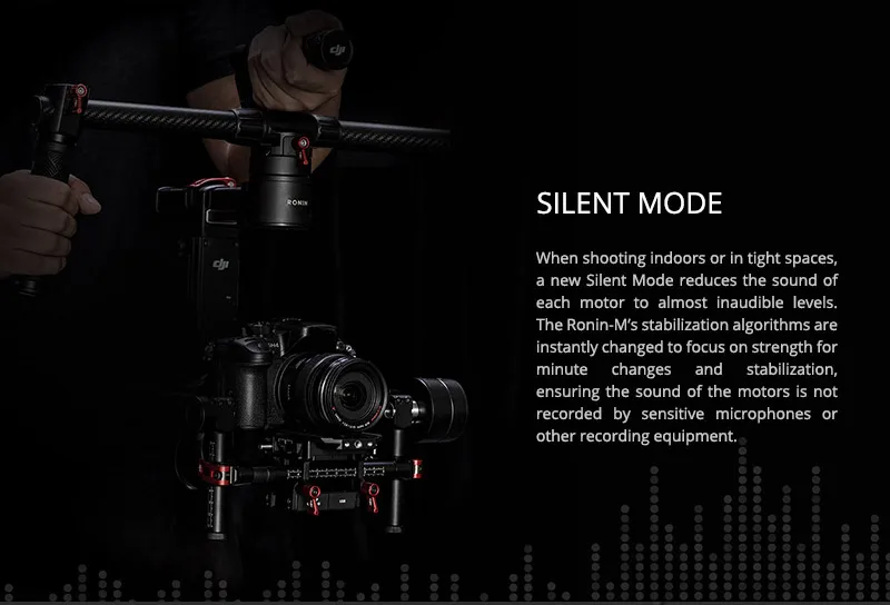 DJI Ronin-M для камеры стабилизированный и сбалансированный ручной 3-axies gimbal для камеры(не включает камеру) DJI Ronin M