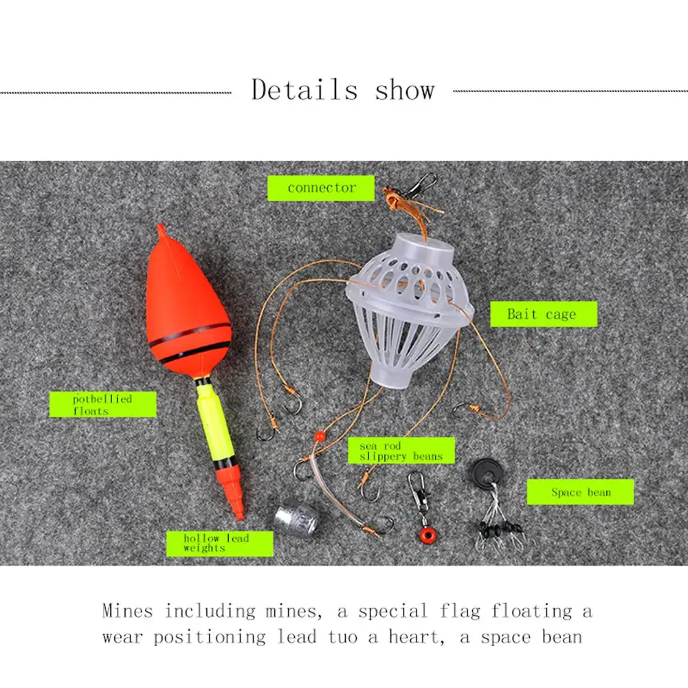 Sea Monster Fishing Tackle Fishing Float Fishhook Professional Fishing  Tackle Tool Lightweight Stylish Durability Random Color