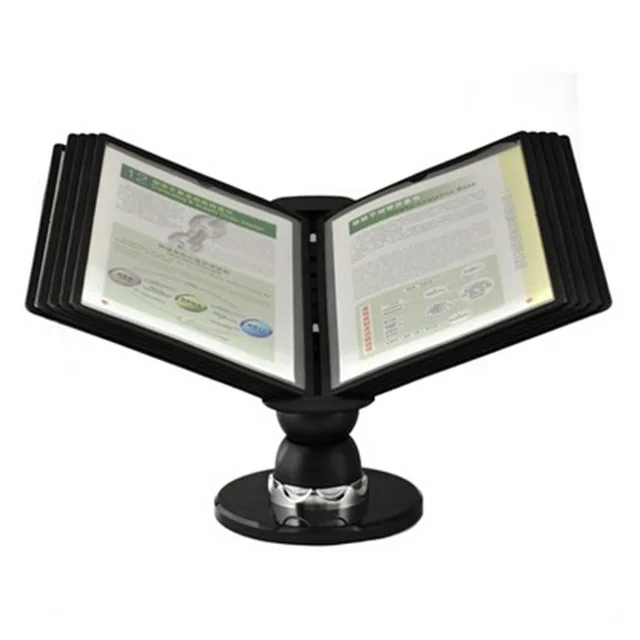 desk file rack file folder document page a4 file tray pageflip document display stand file desktop