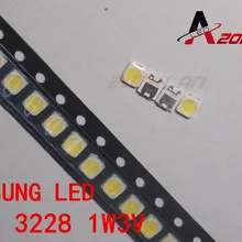 200 шт. для SAMSUNG 2828 светодиодный подсветка TT321A 1,5 Вт-3 Вт с зенером 3 в 3228 2828 холодный белый ЖК-подсветка для ТВ приложения