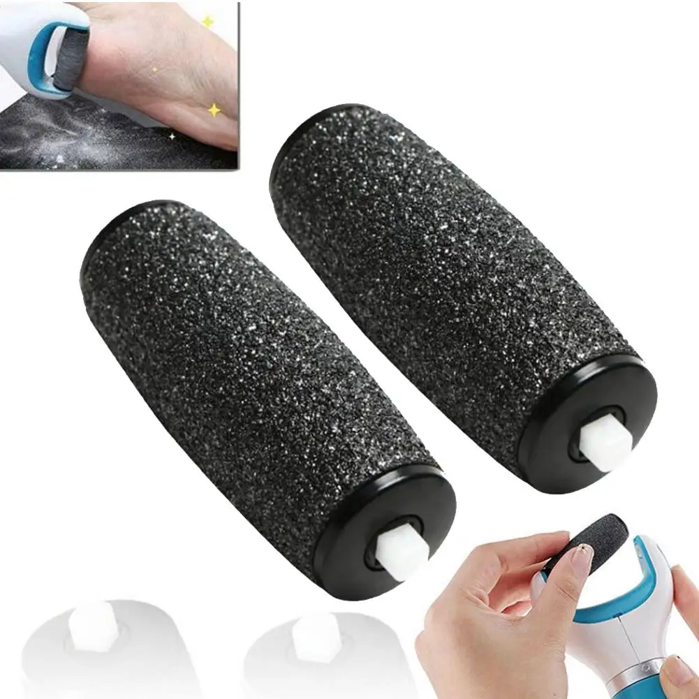 

4Pcs/Set Extra Coarse Replacement Refillable Roller Heads for Pedicure Tools Nail Art Nails Accessories New