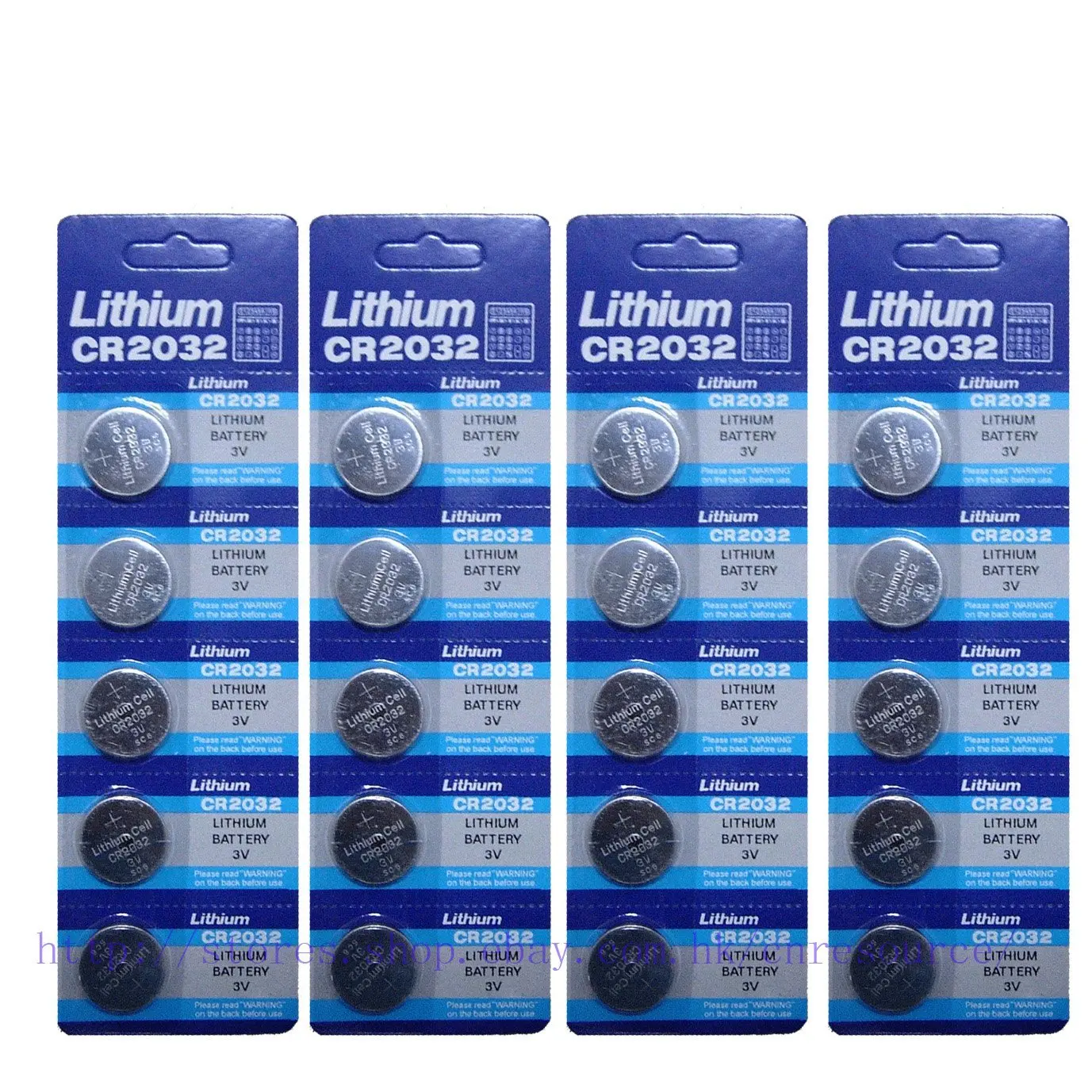 

GTF 20pcs/pack 3V CR2032 Button Battery BR2032 DL2032 ECR2032 Cell Coin Batteries for Watch Electronic Toy Remote Controller