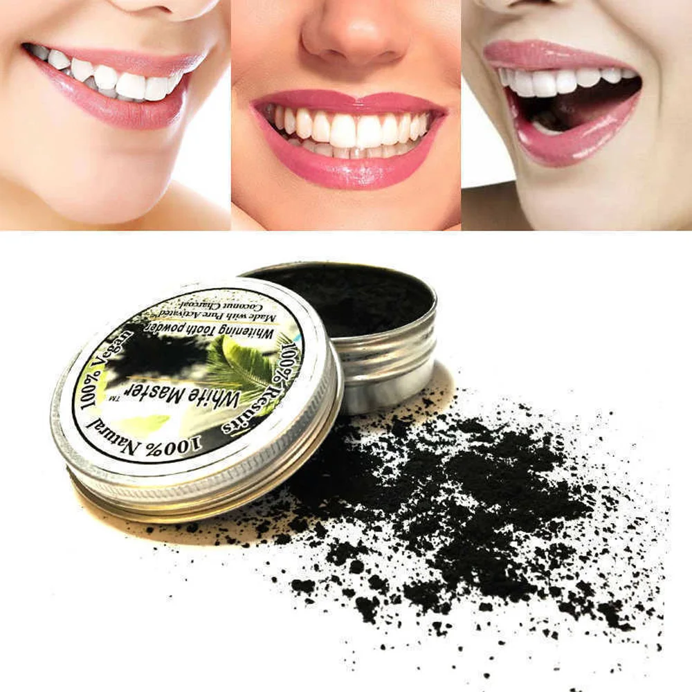 2017 Pure Whitening Black Activated Charcoal powder Teeth Whitening