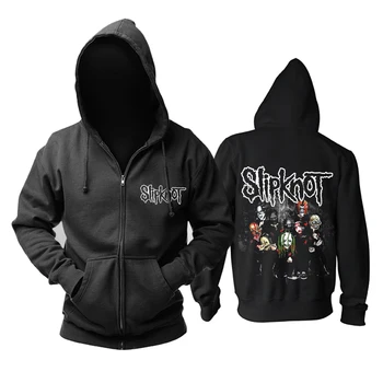 

Bloodhoof SLIPKNOT Heavy Metal Hard Rock Music zipper hoodie Asian Size