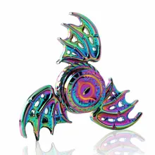 Три листа Дракон красочный Спиннер EDC ручной Спиннер аутизм СДВГ Дети Рождественские подарки металлические пальчиковые игрушки Спиннеры