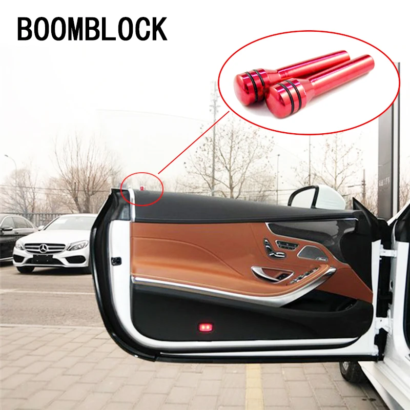 

2Pcs Car Door Pin Lock Knob Lift Covers For Seat Leon Ford Focus 2 3 Fiesta Kuga Ranger Ecosport Chevrolet Cruze Lacetti Aveo