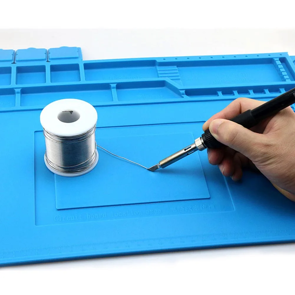 

Newly Silicone Soldering Pad Mat Heat Insulation Maintenance Platform With Magnetic For Repair Station XSD88