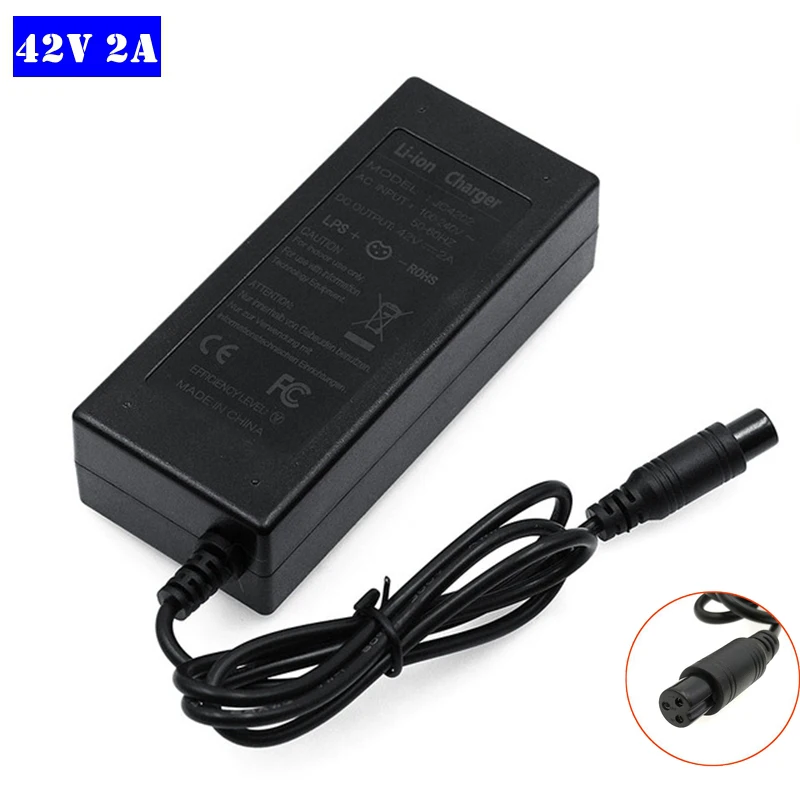 

New 42V 2A Charger Smart Electric Balance Wheel Charger Self Balancing Scooter Hover Board Power Battery Charger EU US Plug