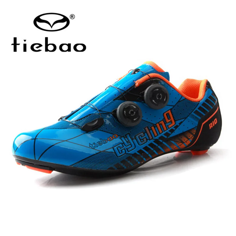 

TIEBAO Professional Road Carbon Cycling Shoes Road Bike Bicycle Shoes Women Men Carbon Outsole Bike Shoes Athletic Shoes Racing