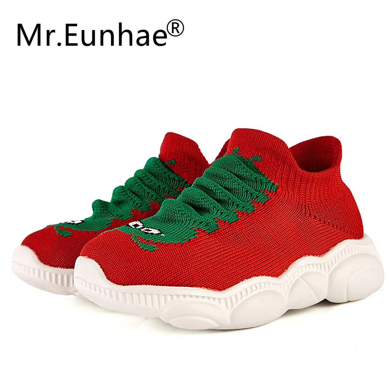

2019 Kids Trainers Cartoon Caterpillar Boys Girls Shoes Breathable Air Mesh Sock Shoes Lightweight Sports Sneaker Tenis Infantil