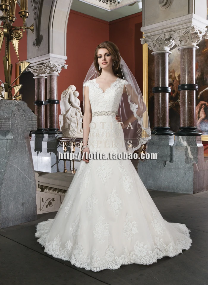 Бесплатная доставка vestido de Noiva Casamento 2018 новые модные длинные Винтаж кружевное, с коротким рукавом свадебное платье Мать невесты платья для