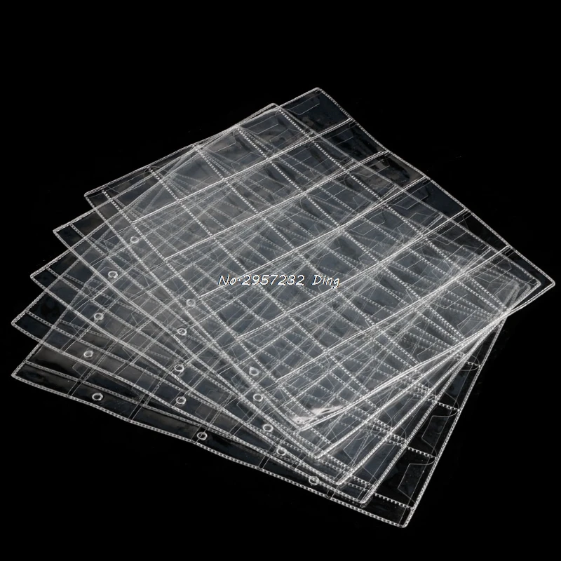 

30 Pockets Classic Coin Holders Folder Pages Sheets For Storage Collection Album yy56