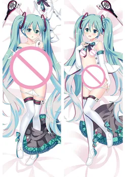 

MMF vocaloid music girl anime Characters yuki Hatsune Miku families pillow cover Luo Tianyi &Kaguya Luna Pillowcase Dakimakura