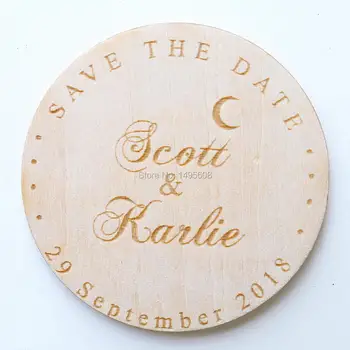 

Wood save the date magnet for wedding fridge magnet save the date