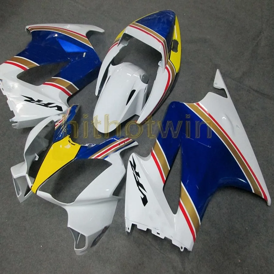 Пользовательские мотоцикла хомут для HONDA 2002 2003 2004 2005 2006 2007 2008 2012 VFR800 ABS Пластик Обтекатель+ 5 подарки+ черного и золотого цвета - Цвет: L