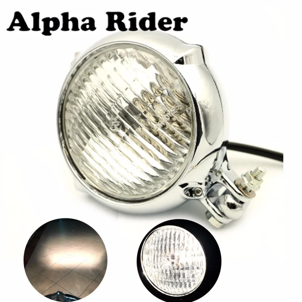 Vintage Antique Style Hi/Lo Beam Motorcycle Headlight Head Light Front Lamp Retro Cafe Racer Bobber Bike Cruiser Vintage Antique Style Hi/Lo Beam Motorcycle Headlight Head Light Front Lamp Retro Cafe Racer Bobber Bike Cruiser