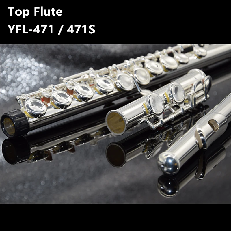 Hot selling Japan flute YFL 471 16 Holes Silver Plated Transverse