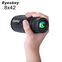 Eyeskey 8x42 Монокуляр телескоп Bak4 призма оптика монокуляр водонепроницаемый охотничьи прицелы для кемпинга ручной фокус Путешествия бинокль