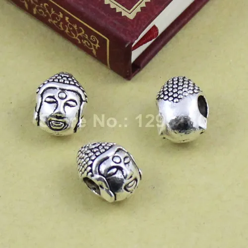50pcs/lot Wholesale Tibetan Silver Big hole People Bead Fit For European Bracelets DIY-Accessory 14x10mm Hole:5mm (K01144) | Украшения и