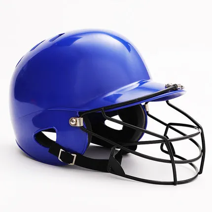 Профессиональный мяч для регби головной убор для взрослых бейсбольный шлем strike боевой шлем двухушный Софтбол шлем со стальной проволокой для лица