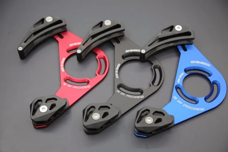 Flash Deal Fouriers Bicycle Chain Guide System DH downhill bike chain guide Chain Drop Catcher bicycle chain protector Bike Parts 1