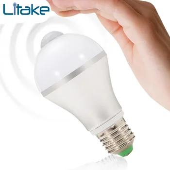 

Litake LED PIR Sensor Bulb E26 Dusk to Dawn Light Bulb Day Night Light Motion Sensor Lamp for Home Lig