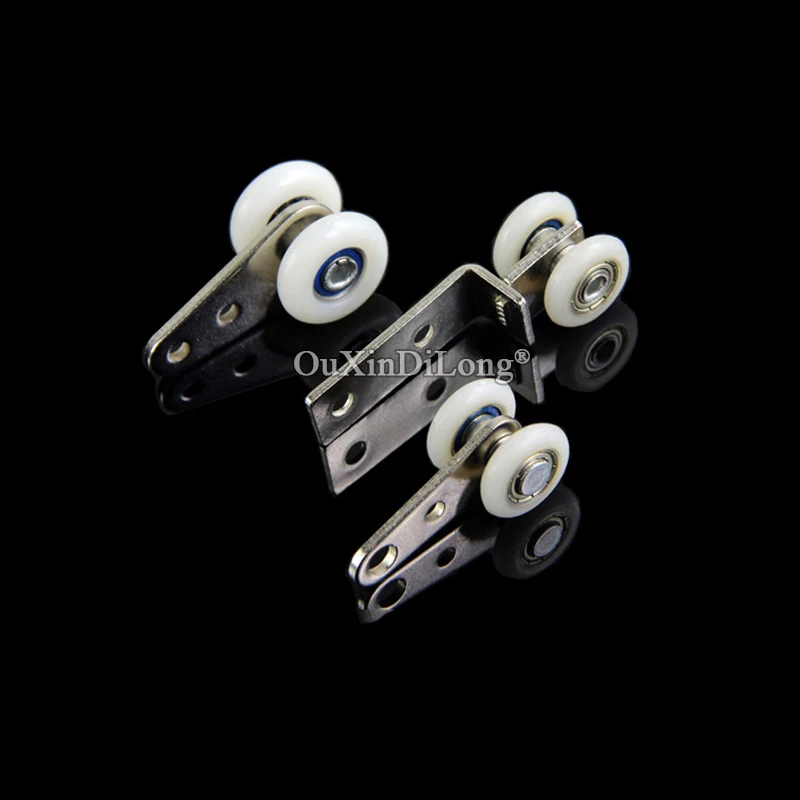 Brand New 60PCS Heavy Duty Window Curtain Rollers Pulleys Hanging Codes Wheels Smoothly & Mute