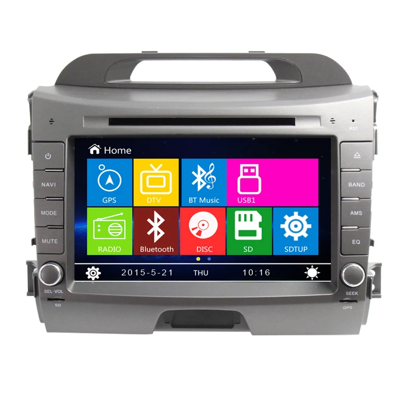 Multimedia System Capacitive HD Touch Screen Bluetooth RDS For Kla 2011 New Sportage Car DVD Radio