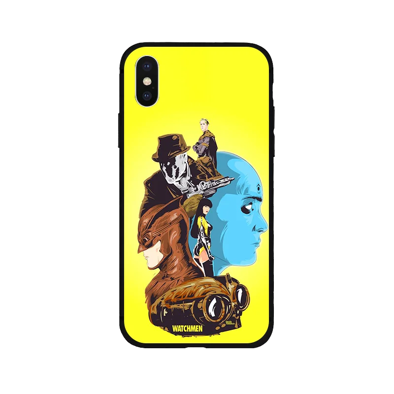 Watchmen Doctor Manhattan DC Rorschach мягкий силиконовый черный чехол для телефона iPhone 5 5S SE 6 6s 7 8 plus X Xs XR max - Цвет: 1321