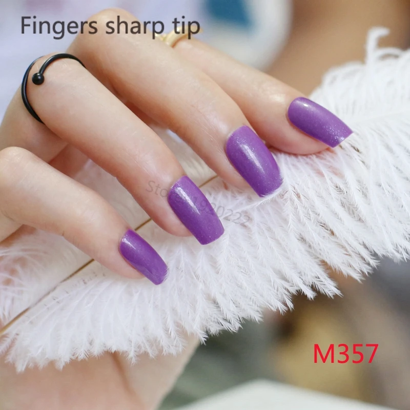 2017 24pcs Explosion models fashion Long section Square head candy font b false b font font