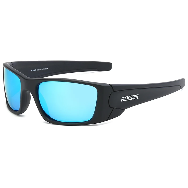 KDEAM, новые очки, солнцезащитные очки TR90, гибкие, мужские, ветрозащитные очки, женские, велосипедные, полобода, очки KD555 - Цвет линз: C5
