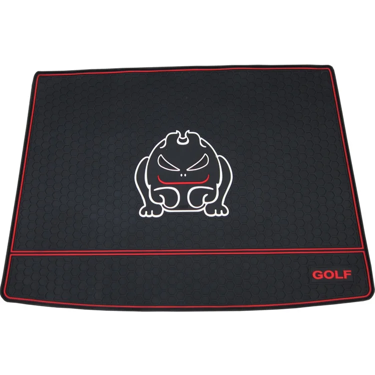 car trunk mats for golf 6 with R /GOLF/ GTI logo carpets after the