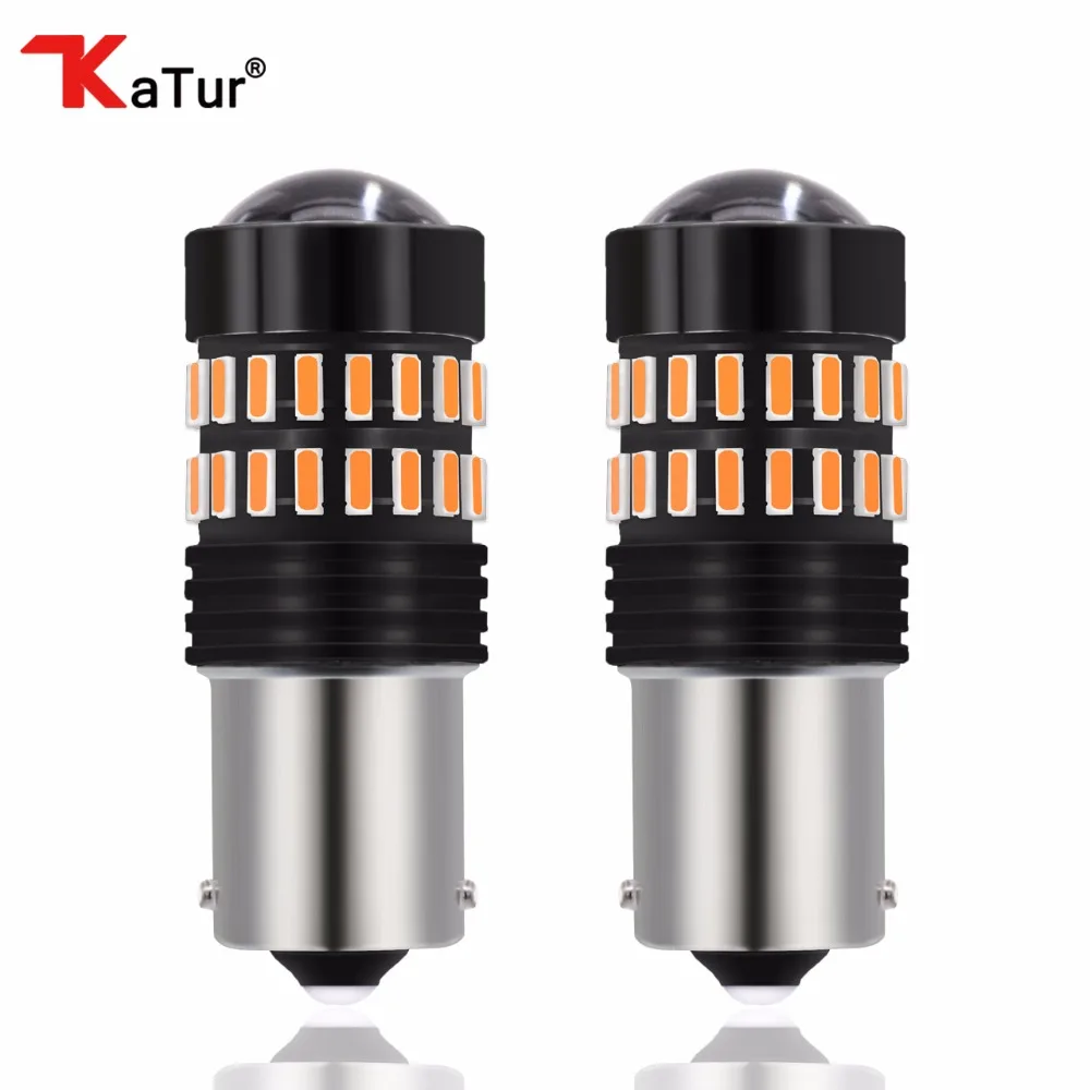 2x P21W Светодиодная лампа для автомобилей 48 Led 4014 SMD супер яркий 1156 Стоп сигнал