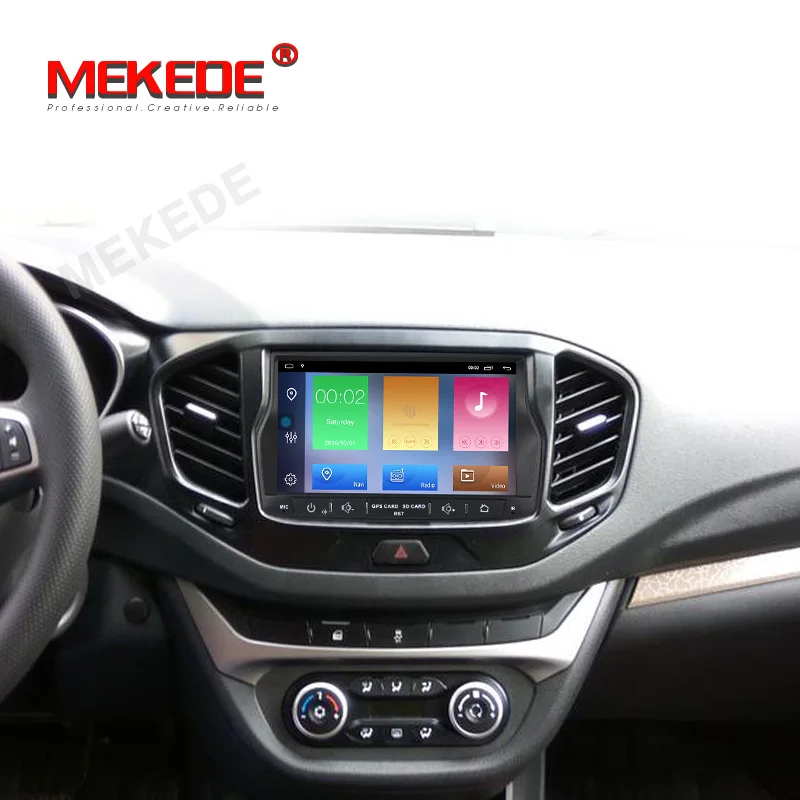 Clearance Russian menu!android 9.1 8cores car radio cassette player for Lada Vesta support GPS navigation WiFi Bluetooth TV SWC canbus 2