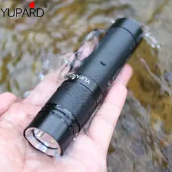 Yupard xm-l T6 LED Дайвинг дайвер 50 м фонарик факел Яркий Водонепроницаемый подводный аккумуляторная лампа белый свет светодиодный фонарик 1000lm