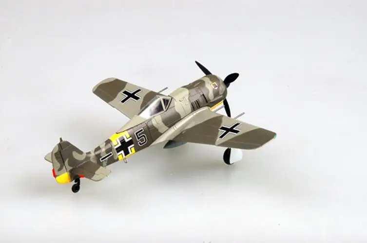Easy Model Segunda Guerra Mundial German Fw 190 Shrike Negro 5 comandante avión 1//72 no Diecast