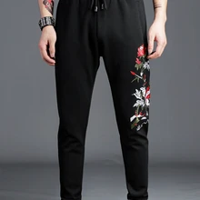 Беговые Фитнес Брюки Беговые брюки в повседневном стиле спортивные брюки мужские хлопковые мужские дышащие N874