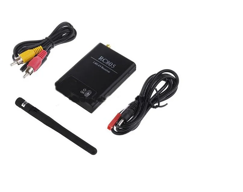 

TS5828 FPV 5.8Ghz 32CH 600mW Wireless Transmitter AV TX with RC805 Receiver DC12V Dual AV TX RX kit F15985-B