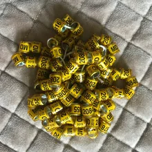 МД желтый голубь кольца кольцо для птиц 8 мм Внутреннее кольцо по индивидуальному заказу