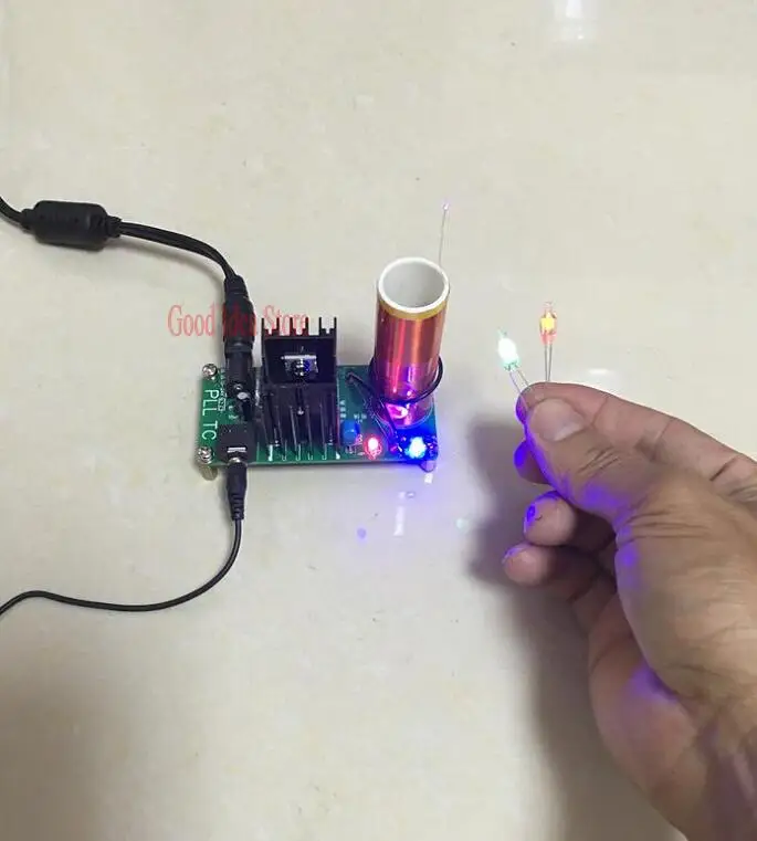 24V 15W Mini Music Tesla Coil Plasma Speaker Arc Ignition board Wireless Transmission Diy Board | Освещение