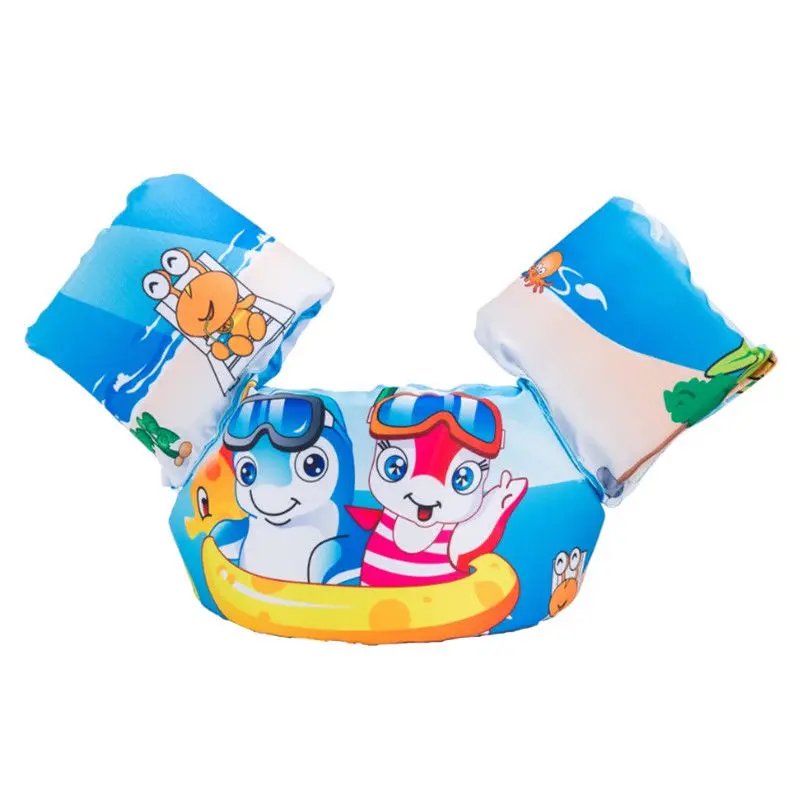 Детские игрушки жизни малыша Детская куртка Плавание жилет нарукавные повязки Плавание ming бассейн носить поплавок Безопасный - Цвет: 19