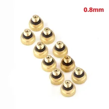 10×Brass Fog Mist Nozzle Misting Fogging Spray Sprinkler Head Water Connector