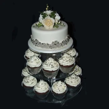 

3-7 Tier Clear Acrylic Cake Stand Set Round Cupcake Stand Holder Wedding Birthday Party Cup Cake Display Stands Decorating Tools