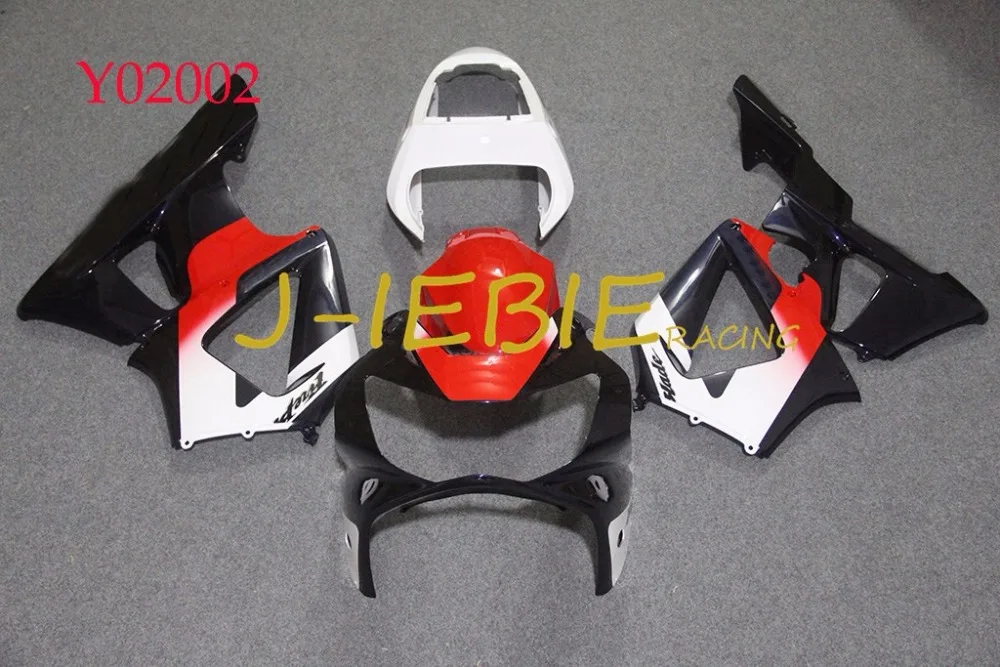 

BLACK RED white Injection Fairing Body Work Frame Kit for HONDA CBR929RR 2000-2001 CBR900RR
