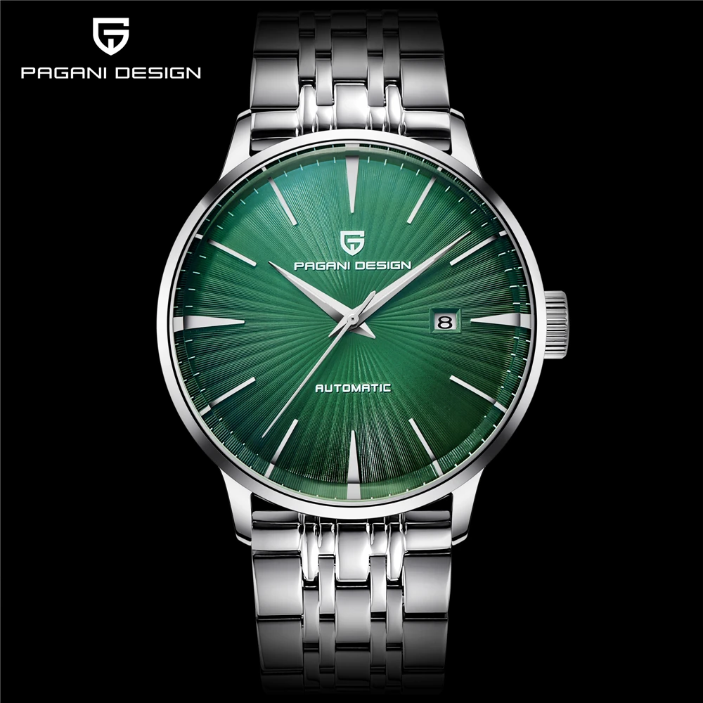 

PAGANI DESIGN Top Brand Watch Men Automatic Mechanical Wristwatches Mens Steel Waterproof Watches Business Men's Clock