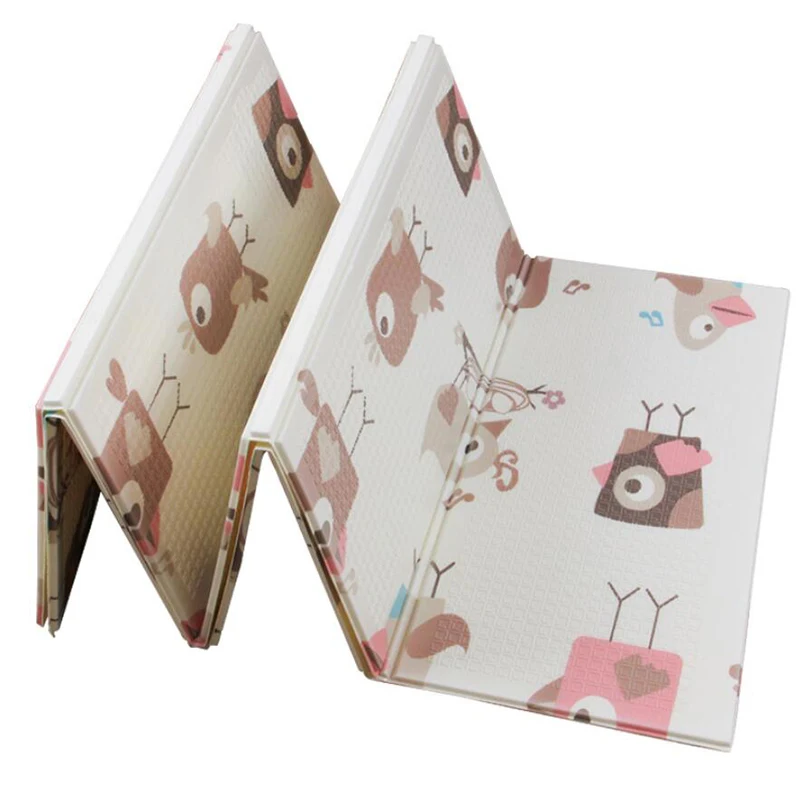 Foldable Baby Play Mat 1cm Thick Foam Pad XPE Baby Climbing Pad Game
